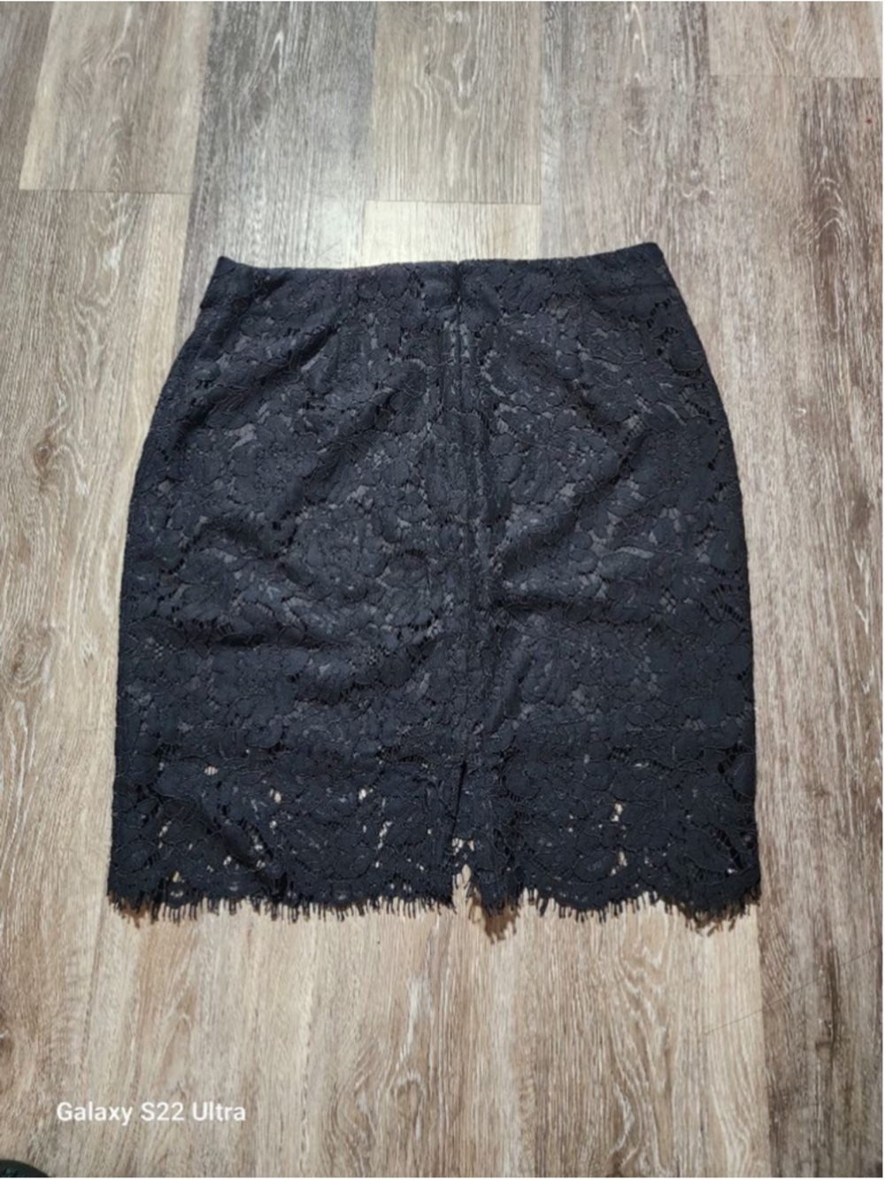 Women's Banana Republic Black Lace Pencil Skirt 6P - Picture 5 of 9